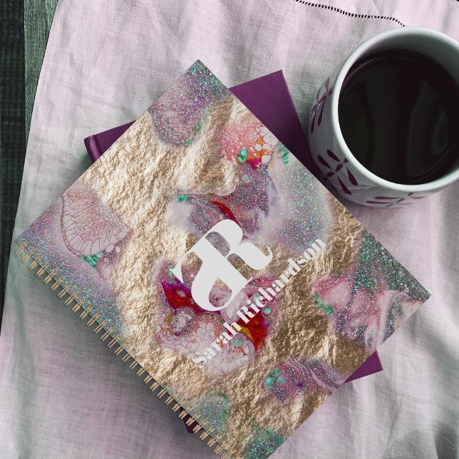 Agenda Tendência Moderna da Mistura de Tinta Líquida Míx  (Criador carregado)