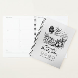 Agenda Terapêutica de Massagem Terapia Mãos Energia Spa B