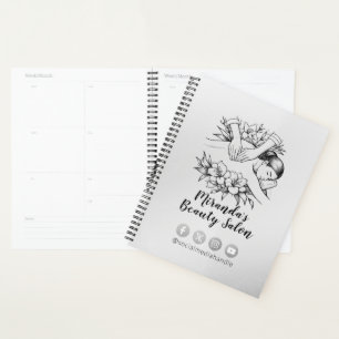 Agenda Terapêutica de Massagem Terapia Mãos Energia Spa B