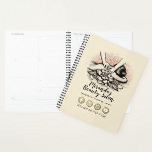 Agenda Terapêutica de Massagem Terapia Mãos Energia Spa B