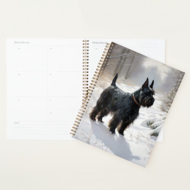 Agenda Terrier Escocês Deixe Nevar Natal (Exibição)