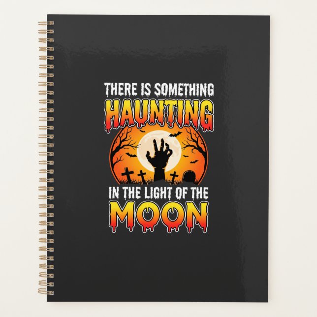 Agenda Terror no Cemitério da Lua no Halloween Horror (Frente)