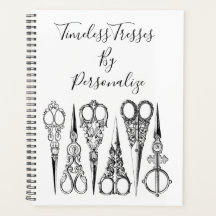 Tesoura vitoriana de cabeleireiro elegante planeja