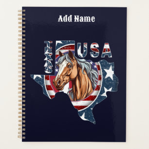 Agenda Texas State Outline USA Horse