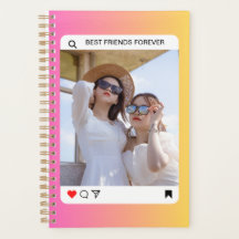 texto de foto personalizado instagram rosa moderno