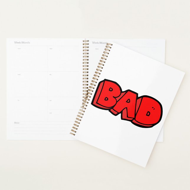 Agenda Texto do Estilo do Grafite Vermelho Nulo (Criador carregado)