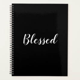 Agenda Texto elegante de script personalizado preto abenç