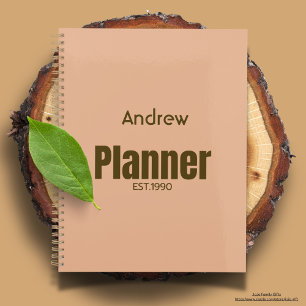 Agenda Texto elegante e elegante, cor-de-rosa, elegante e