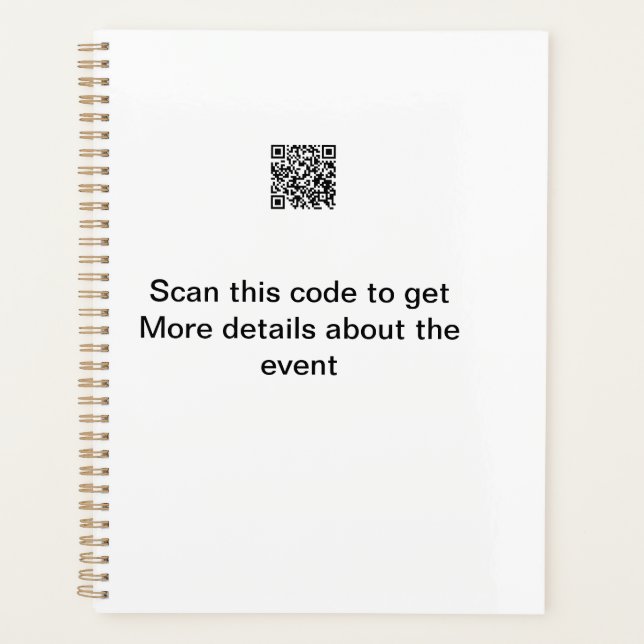 Agenda Texto modelo de evento comercial de verificação de (Frente)