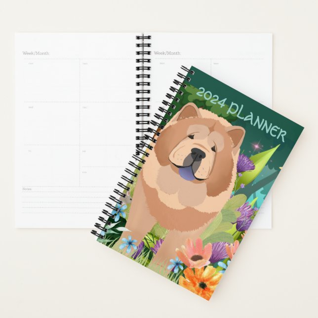 Agenda Texto personalizado do SMOOTH CHOW 2024 Daily Plan (Exibição)