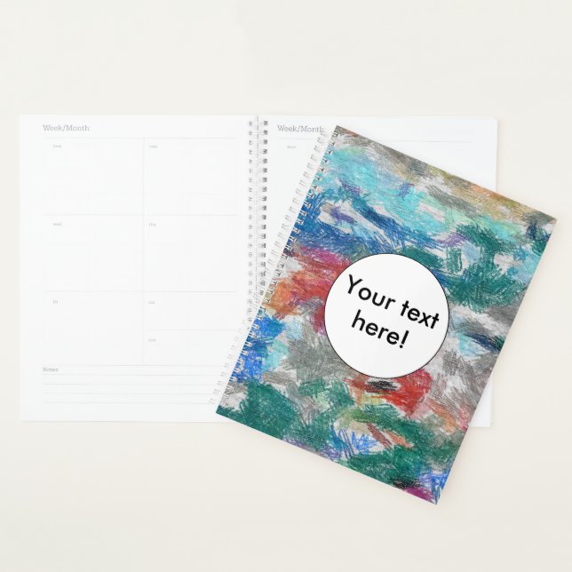 Agenda Textura de Crayons (Exibição)