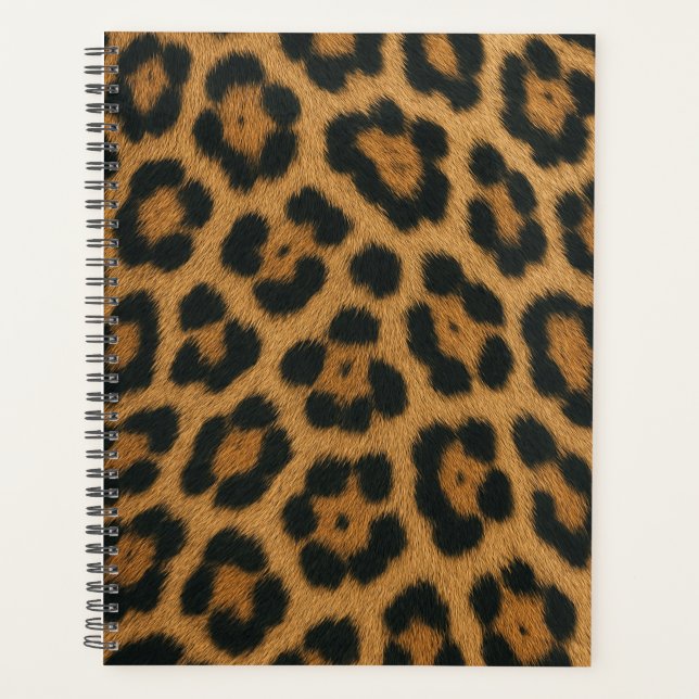 Agenda Textura e Padrão de Pele de Leopardo  (Frente)