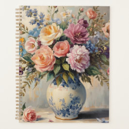 Agenda Textura Floral Sonhadora – Estilo de Flor Suave
