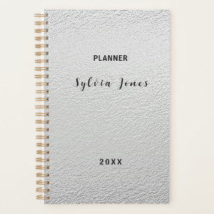 Agenda Textura prateada