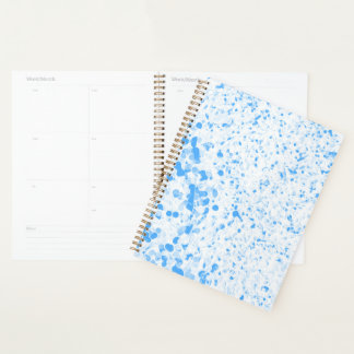 Agenda Textura Splatter - Azul
