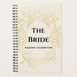 Agenda The Bride - Gold vintage frame planner