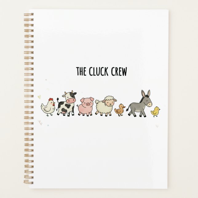 Agenda "The Cluck Crew" (Frente)