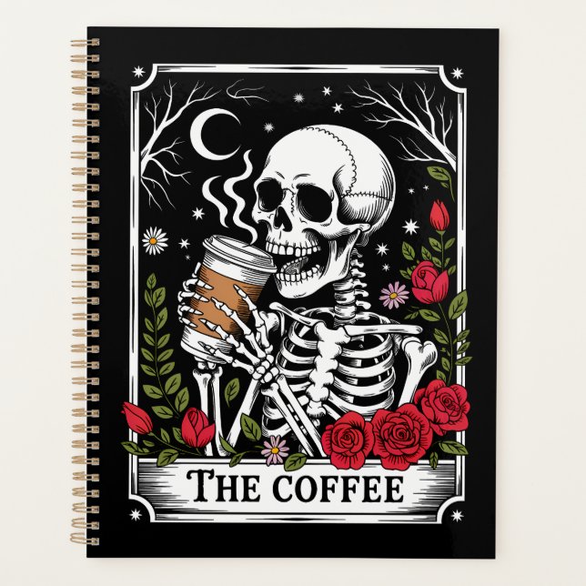 Agenda The Coffee Witchy Vibes Tote Bag – Magical Goth  (Frente)