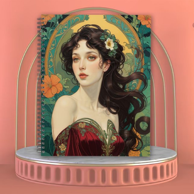 Agenda The Eternal Bloom Art Nouveau Woman (Criador carregado)