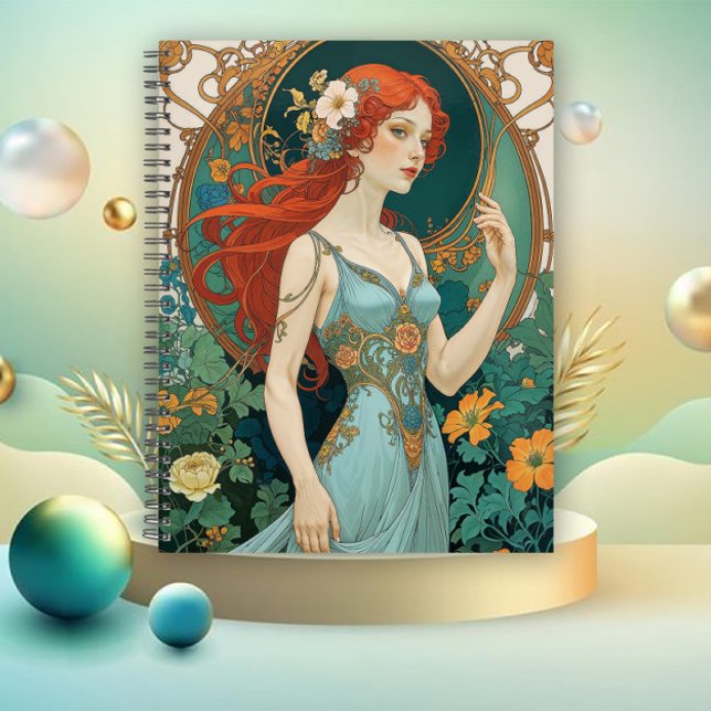 Agenda The Golden Nymph Art Nouveau (Criador carregado)
