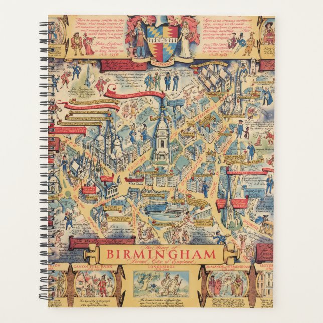 Agenda The Heart of Birmingham, England Map (Frente)