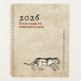 Agenda The Independent Cat's Planner