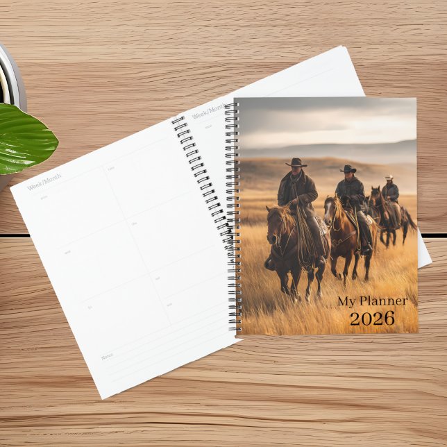 Agenda The Plains Riders, Cowboy Planner (Criador carregado)