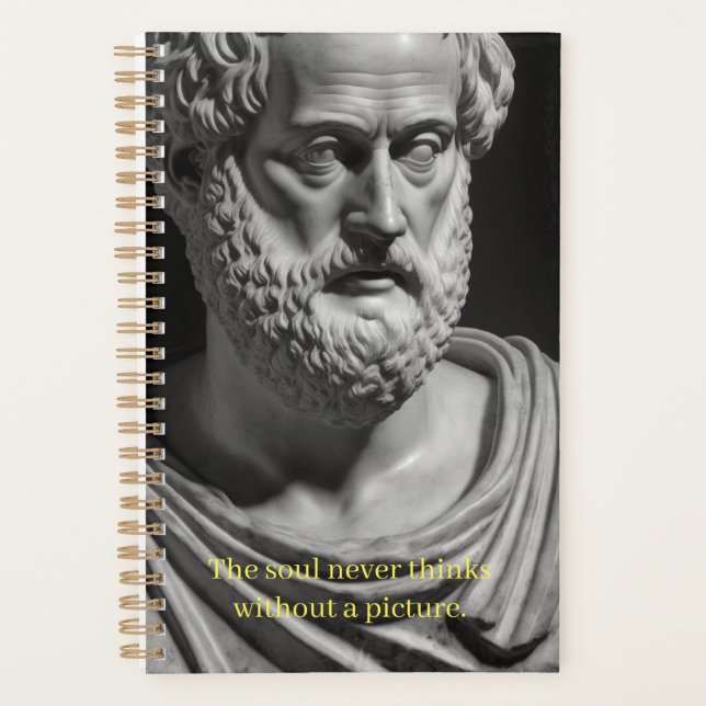 Agenda The Soul never thinks without a picture (Frente)