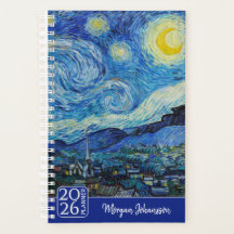 The Starry Night by Van Gogh | Custom Text