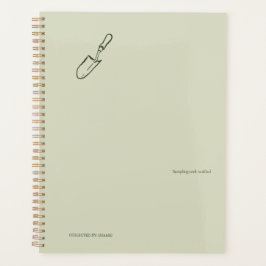 Agenda The Trowel -Botanists Pause- Minimalist Planner