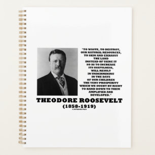 Agenda Theodore Roosevelt Resíduos Destruem Recursos Natu