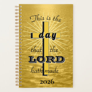 Agenda This is the day Gold, 2026 Christian Planner