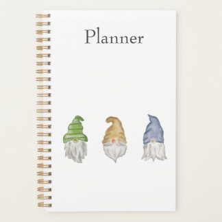 Agenda Three Gnomes Spiral Soft Cover Planner