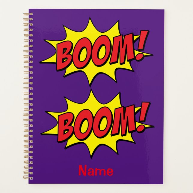 Agenda Thunder_Cove do Boom do Cartoon (Frente)