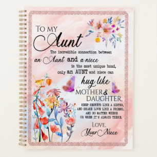 Agenda Tia Gifts   Carta À Minha Tia Love Da Niece