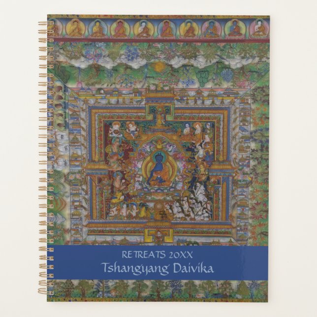 Agenda Tibetan Buddhism Blue Medicine Buddha (Frente)