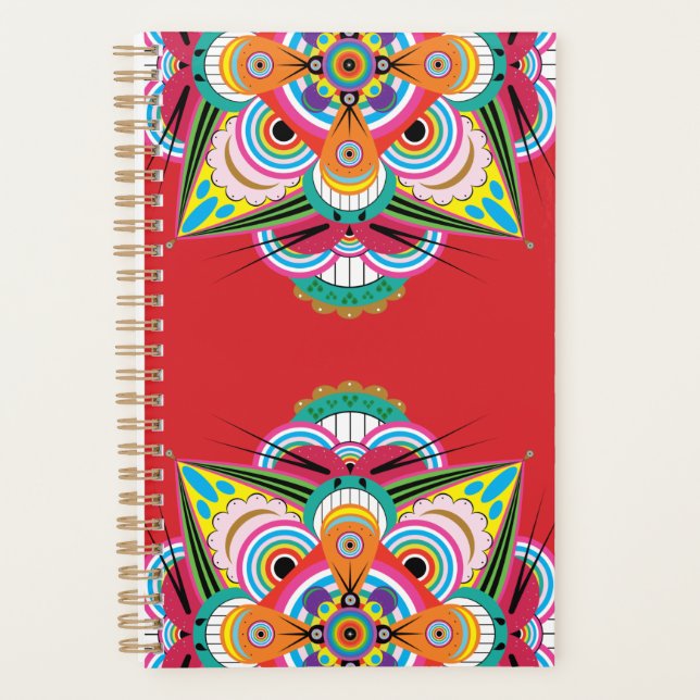 Agenda Tiger Dragon Mandala Planner (2 Tamanhos) (Frente)