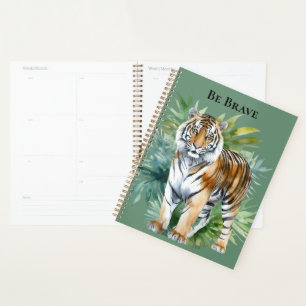 Agenda Tigre com Folhas