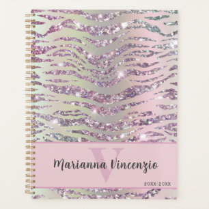 Agenda Tigre-Rosa-Rosa, Zebra-Brilhante