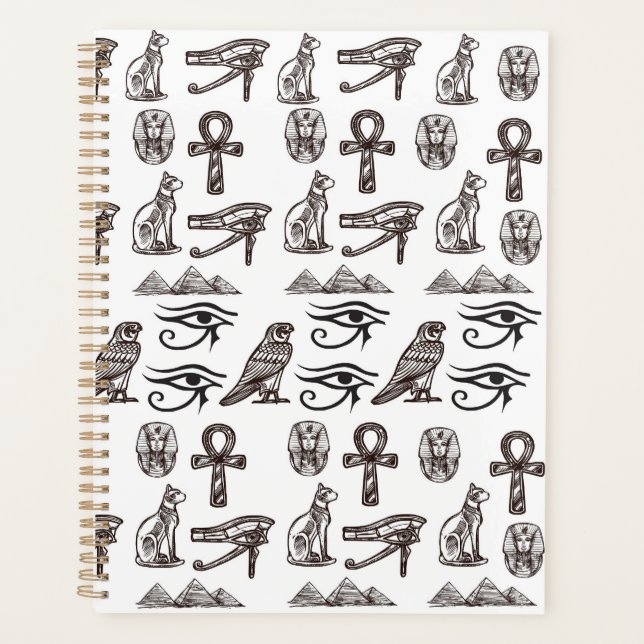Agenda Timeless Egyptian Antiquities Digital Patterns (Frente)