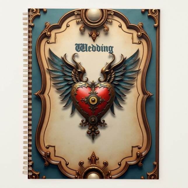 Agenda Timeless love, surreal elegance in steampunk style (Frente)