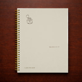 Agenda Tinteiro Dark Academia – Biblioteca Vintage Minima