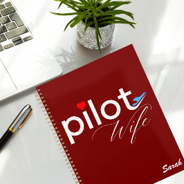 Agenda Tipografia de Esposa de Piloto & Avião Simples,Min
