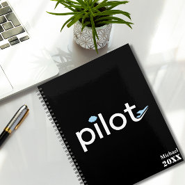 Agenda Tipografia 'Piloto', Avião e Foto, Monogramada