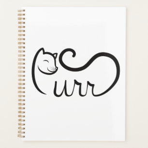 Agenda Tipografia Purr PRETA