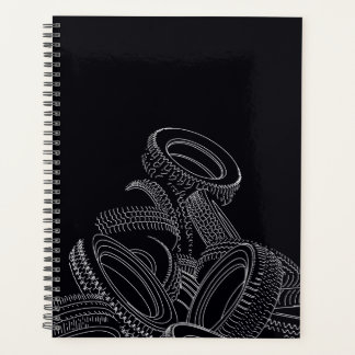 Agenda Tires Planner Calendar Notebook