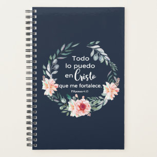 AGENDA TODO LO PUEDO EN CRISTO ME FORTALECE