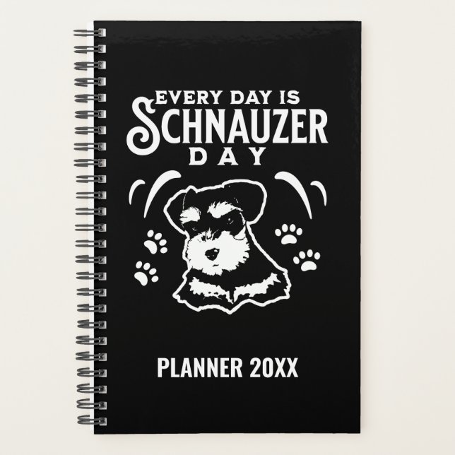Agenda Todos os dias é dia de Schnauzer (Frente)