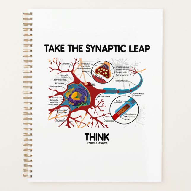 Agenda Tome O Simáptico Leap Think Neuron Synapse (Frente)