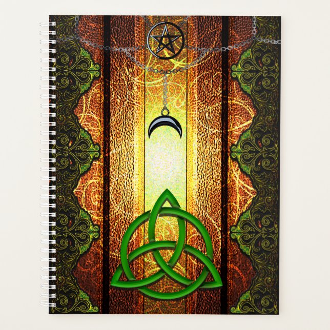 Agenda Tomo Pagão Feitiços de Magia Negra Wicca & Bruxari (Frente)